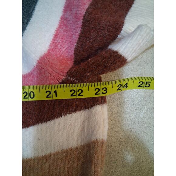torrid Shirt 2X Cozy Striped Sweater Top Casual Warm Multi-Colored - Picture 8 of 11